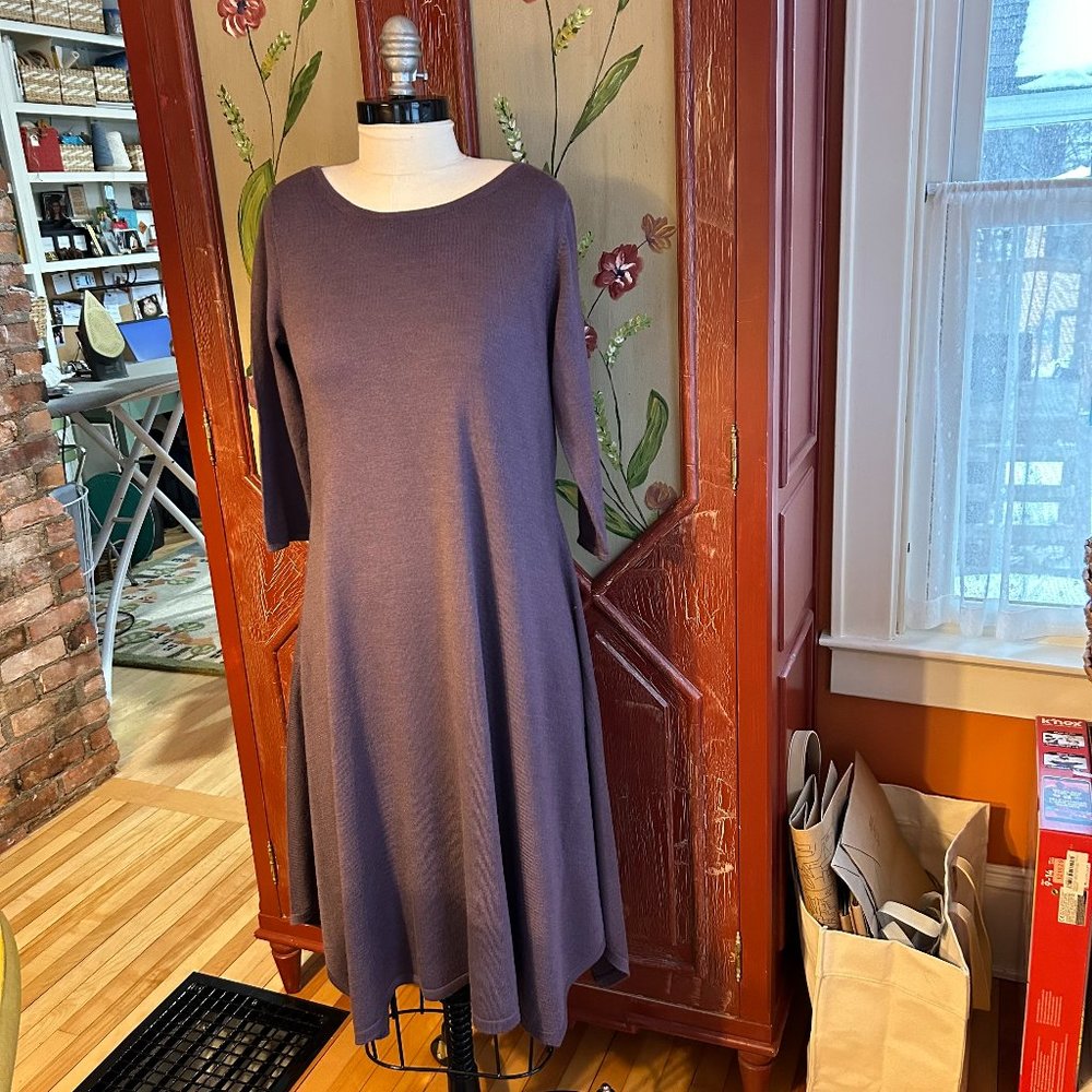 Eileen Fisher Merino Wool Dress Size Small